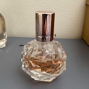 Elegant Rose Gold Perfume Bottle Ariana Grande